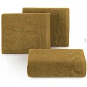 Eurofirany Lari Badhanddoek 30x50cm Honingkleur 500g/m² met Borduursel