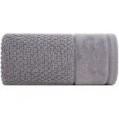 Eurofirany Frida Badhanddoek Katoen 30x50cm Zilver 500g/m²