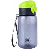 CoolPack Hugo Bidon met Rietje - Grijs, 500ml