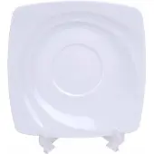 Lubiana Celebration Vierkant Porseleinen Schotel 16,5cm Wit