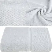 Eurofirany Luxe Katoenen Badhanddoek 70x140 cm - 550 g/m² - Zilver