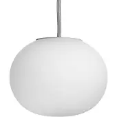 Flos Hanglampe , MINI, dimbare, Wit, Woonkamer, Glas, Designer