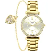 Lucardi Analoog horloge goud / wit