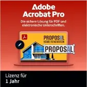 Adobe Acrobat Professional 1 Gebruiker 1 Jaar