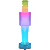 QAZQA Kerst tafellamp wit incl. LED dimbaar en oplaadbaar RGBW-IC - Notenkraker