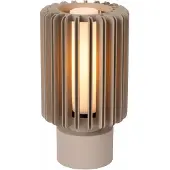 Lucide Tafellamp Lambres Ø 15cm taupe