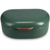 Salt & pepper Broodtrommel 40x29xH19,5cm groen Crust
