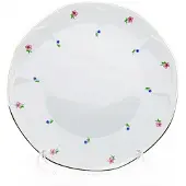 Lubiana Jastra Dinerbord Plat 26cm Bloemendetail Gouden Rand