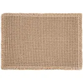 Homla WAFFLE Badkamertapijt Wafelstructuur 40x60 cm Beige -