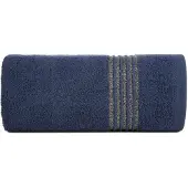 Eurofirany Luxe Lila Handdoek 30x50 cm - Diepblauw, 500 GSM Katoen