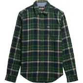 Superdry Overhemd marine / geel / groen / spar