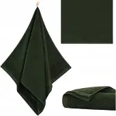 Zwoltex Toscana Handdoek 30x50cm Donkergroen Antibacterieel