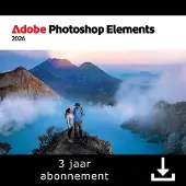 Adobe Photoshop Elements 2026 - Foto's Bewerken - 3 Jaar Licentie - AI - Windows/Mac - Download
