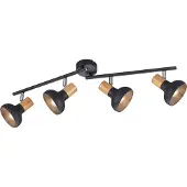 RL Plafondlamp Latika 4-lichts zwart