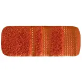 Eurofirany Zachte Oranje Katoenen Badstof Handdoek 30x50 cm, 500 g/m2