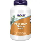 Now Magnesium Malaat (180 Capsules)