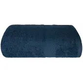Faro Blauwe Katoenen Badhanddoek 50x90 cm - Zacht & Absorberend