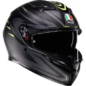 AGV K3 2.6 Syth Integraalhelm Mat/Zwart/Antraciet/Geel S