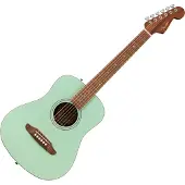 Fender California Standard Redondo Mini with Bag Spruce Top Surf Green