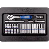 King Tony Dop 1/4" Dops Set 6-hoek 4-13mm 26 Delen