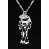 MOOYE ® - Collectie Zilveren Duiker ketting hanger - zwaar