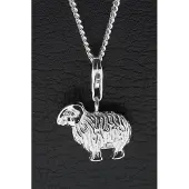 MOOYE ® - Collectie Zilveren Ram hanger én bedel