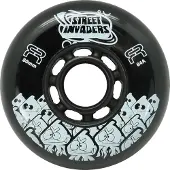 On24 - 80mm Street Invaders 4-pack - Skate Wielen - Zwart