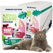 Animal Island Kattenvoer ANIMAL ISLAND Beef Rundvlees 12 x 85 g