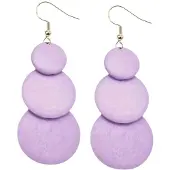 Charme Bijoux Zilveren Pixi oorbellen - hout- oceaanblauw-