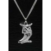 MOOYE ® - Collectie Zilveren Uil ketting hanger