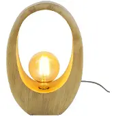 Ylumen Tafellamp Arch Wood H 43 cm beige