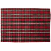 Svenska Living Placemat kerst ruit 30x45 cm 2ass red/green/white red/green/black