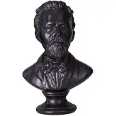 Danila-Souvenirs Russische schrijver Anton Tsjechov stenen buste standbeeld sculptuur 12,5 cm