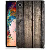 B2Ctelecom Samsung Galaxy Tab A9 Silicone Tablet Hoes Steigerhout