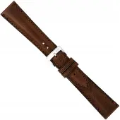 Morellato Leren Horlogeband 20mm Donkerbruin - Italiaans Design