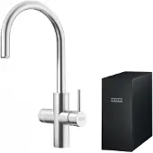 Franke Mythos - Keukenkraan met filterfunctie, roestvrij staal 160.0708.956