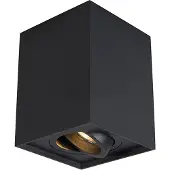 QAZQA Slimme spot zwart verstelbaar incl. WiFi GU10 - Quadro Up