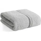 Eurofirany Zilveren Badstof Handdoek 30x50 cm - Zacht en Absorberend