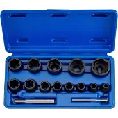Condor Schroefverwijderaar Doppen Set 6-27 mm, 15 Stuks