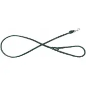 Barry King Serpente Ronde Leren Hondenketting Groen 8mm/120cm