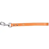 Dingo Classic Leren Hondenlijn 2x34 cm - Natuurlijk Leer