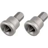 Graphite PZ1 Gebeten met Dieptea touch, 2 stuks, 25mm