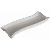 Ambition Porseleinen Serveerschaal Salsa/Golf 30x11cm - Wit