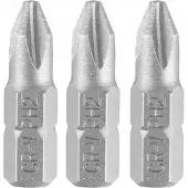 Graphite PH2 Bits 25 mm - Set van 3 stuks