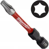 Milwaukee Shockwave TX20 Torx Bit 50mm - 1 Stuk