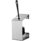 Mediqo-Line Toiletborstelhouder voor wandmontage met kuns...