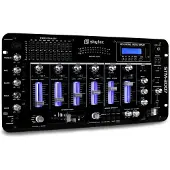VONYX STM-3007 19 inch DJ Mixer 6 Kanaals SD/USB/MP3/LED/Bluetooth