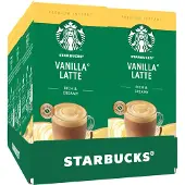 Starbucks Vanilla Latte oploskoffie - 6 doosjes x 5 zakjes