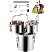 Vevor Alcohol Distiller 11,4L Water Alcohol Distiller Gemaakt van roestvrij staal met koperen spoel voor snelle koeling