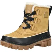 Sorel Veterlaarsjes curry / zwart